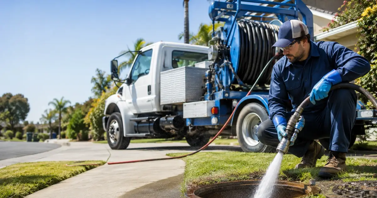Hydro jet sewer cleaning Littlerock
