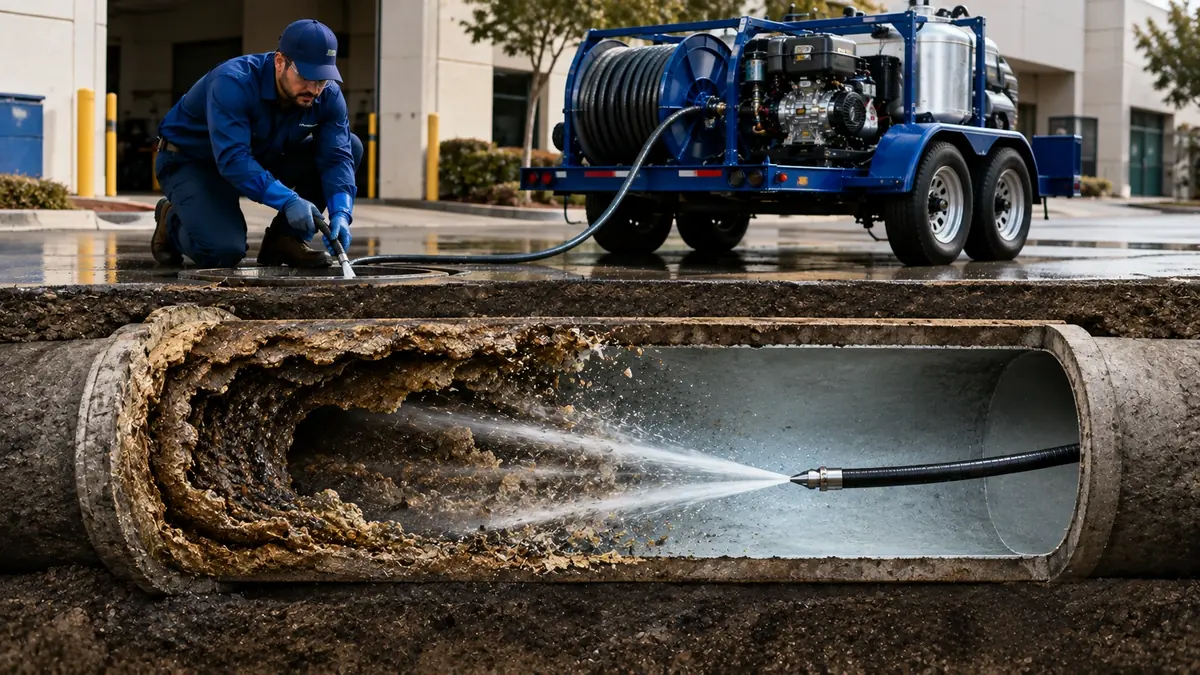 Sewer Pipe Descaling in Littlerock